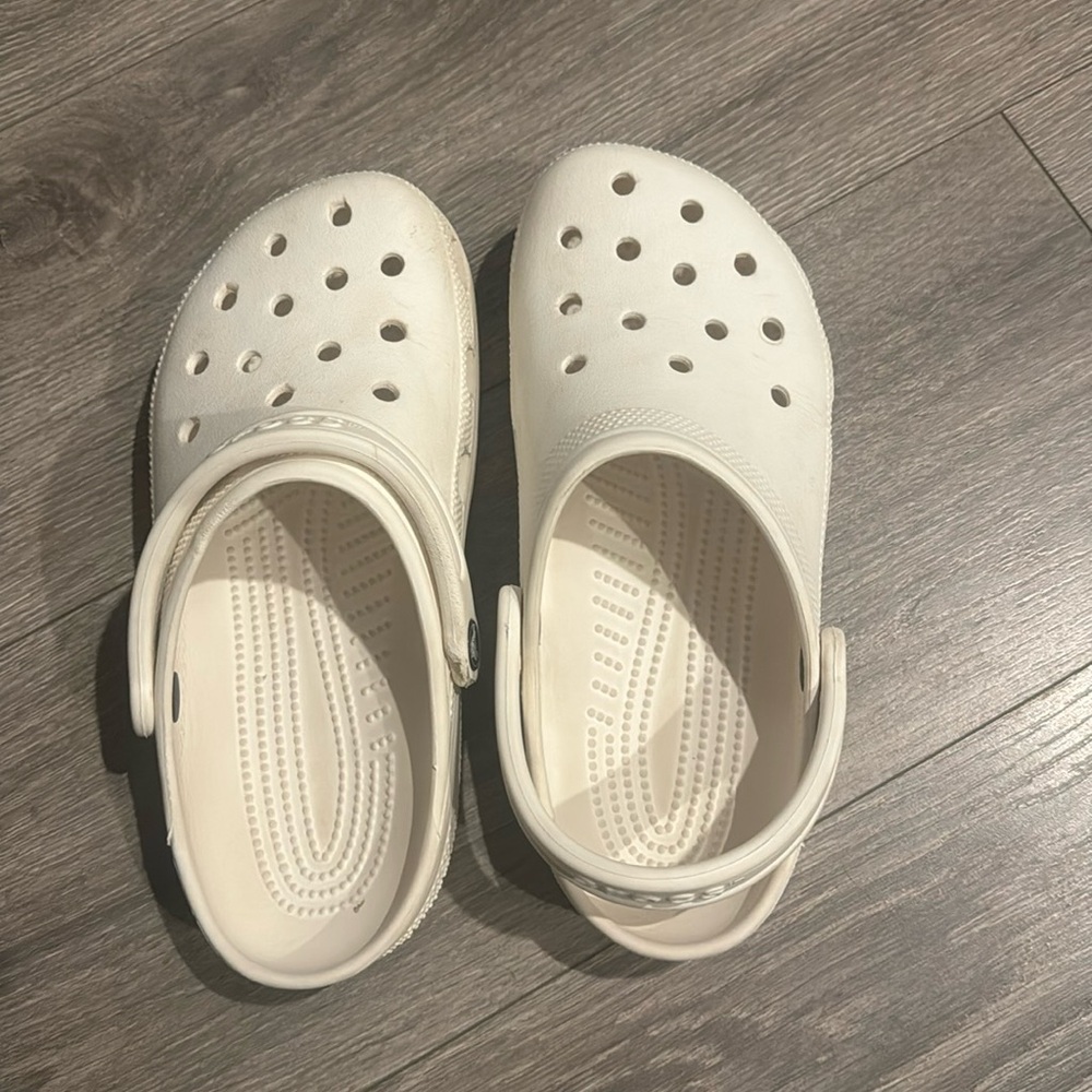 White Crocs